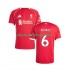 Camisola Liverpool Milos Kerkez 6 Homem Equipamento Primeiro 2025-2026 Manga Curta